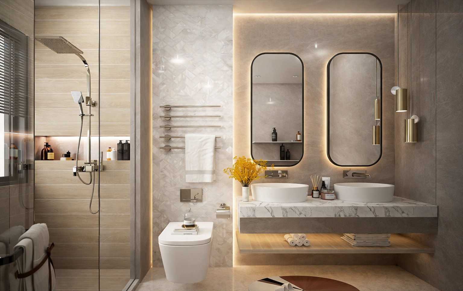 Kunde og snekker som går gjennom byggeprosjektet i en trygg og strukturert prosess